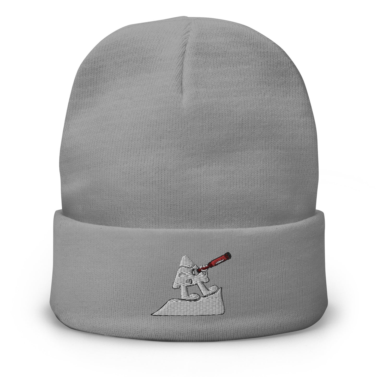 Cliff Face Embroidered Beanie